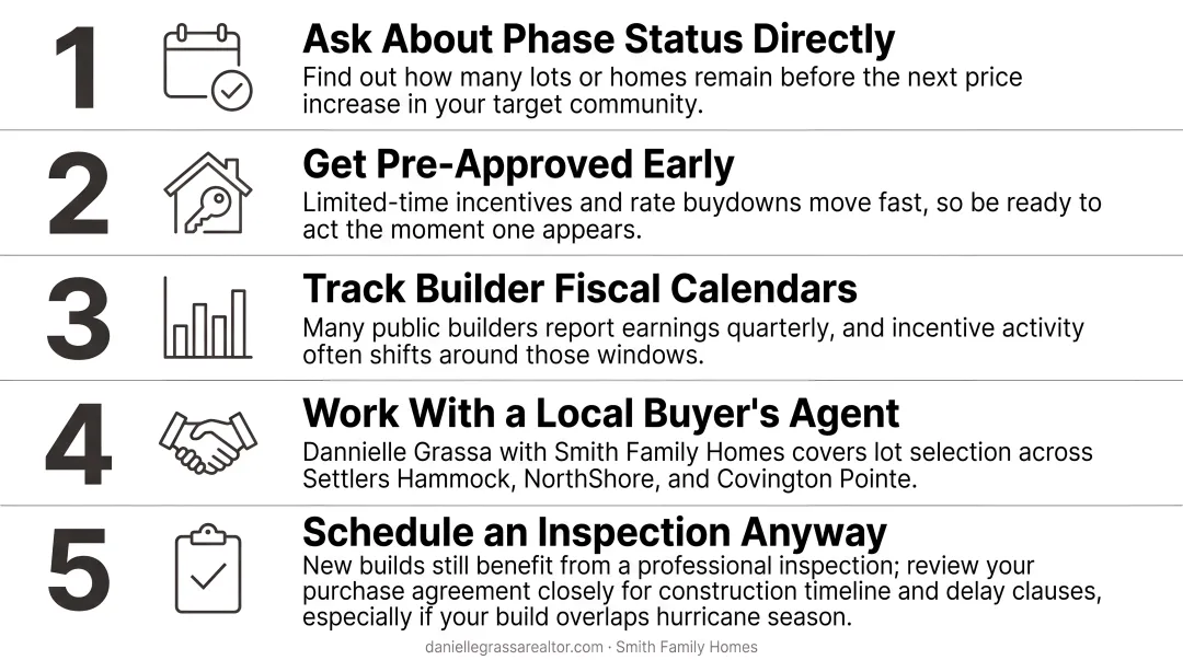 5-step checklist for timing a new construction home purchase in Coastal Georgia