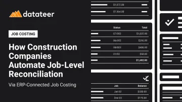 How Construction Companies Automate Job-Level Reconciliation