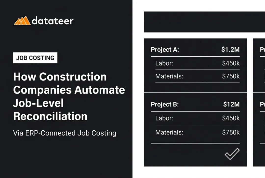 How Construction Companies Automate Job-Level Reconciliation