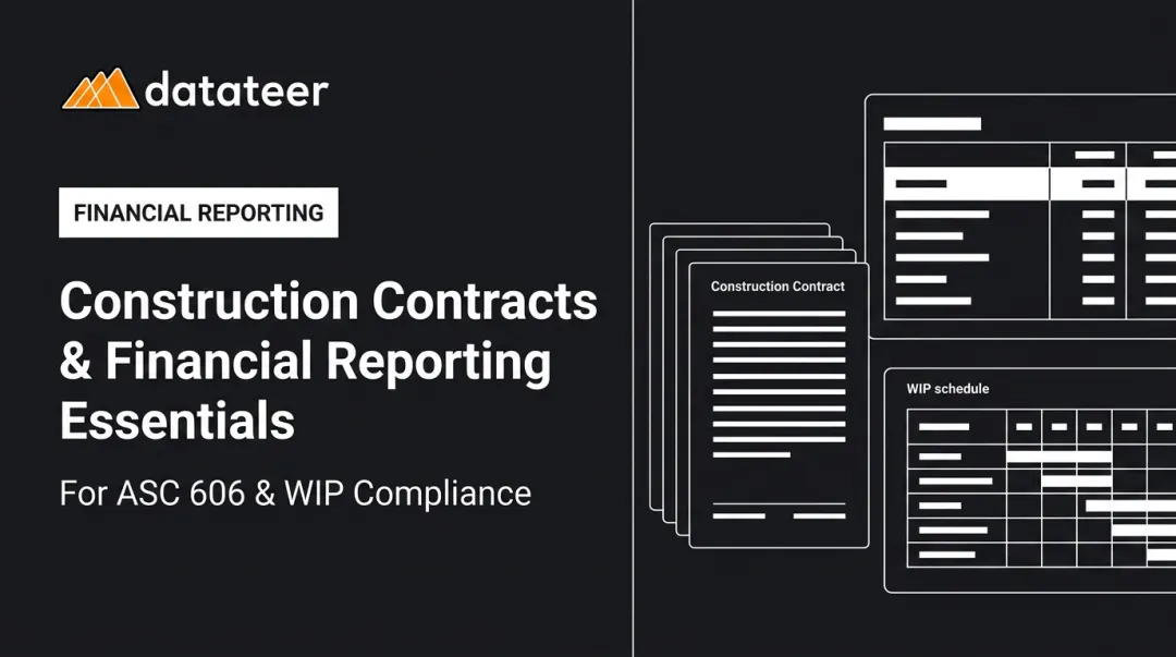 Construction Contracts & Financial Reporting Essentials