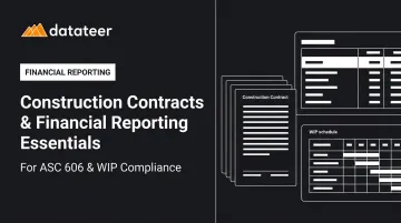 Construction Contracts & Financial Reporting Essentials