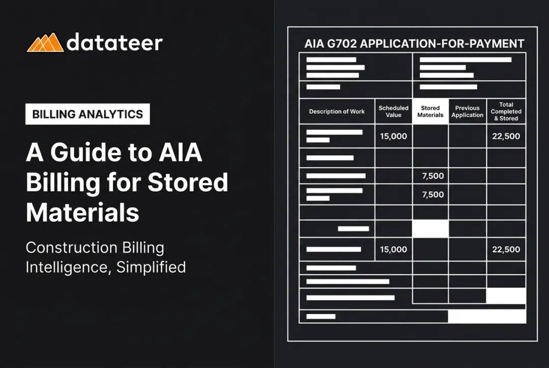A Guide to AIA Billing for Stored Materials