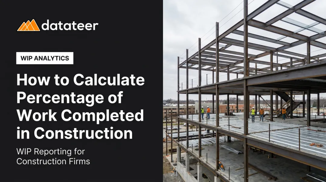 How to Calculate Percentage of Work Completed in Construction