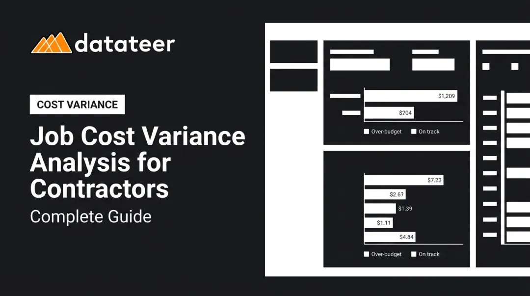 Job Cost Variance Analysis for Contractors: Complete Guide