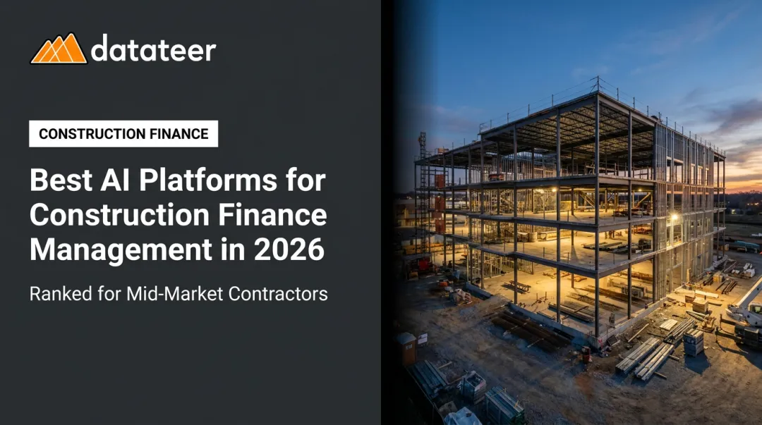 Best AI Platforms for Construction Finance Management in 2026