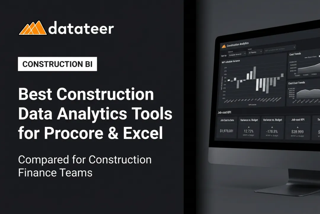 Best Construction Data Analytics Tools for Procore & Excel