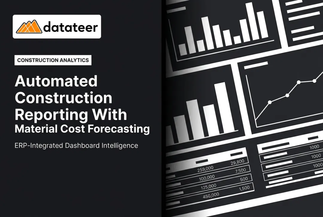 Automated Construction Reporting With Material Cost Forecasting