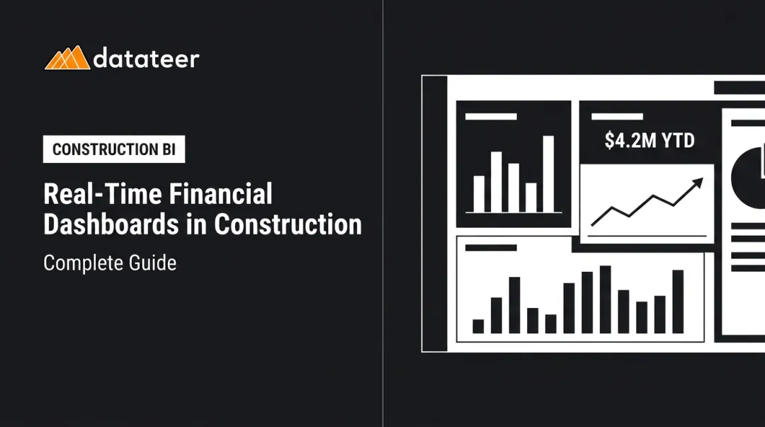 Real-Time Financial Dashboards in Construction: Complete Guide