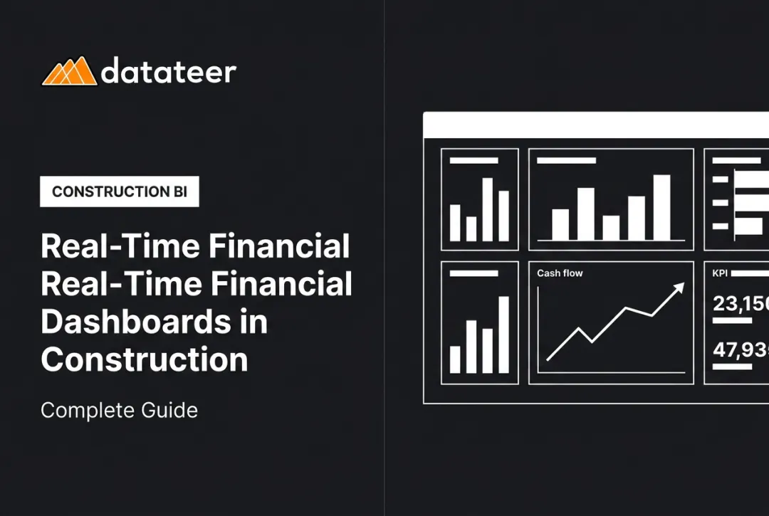 Real-Time Financial Dashboards in Construction: Complete Guide