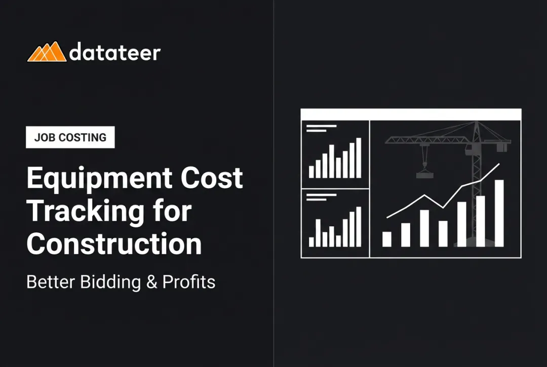 Equipment Cost Tracking for Construction: Better Bidding & Profits