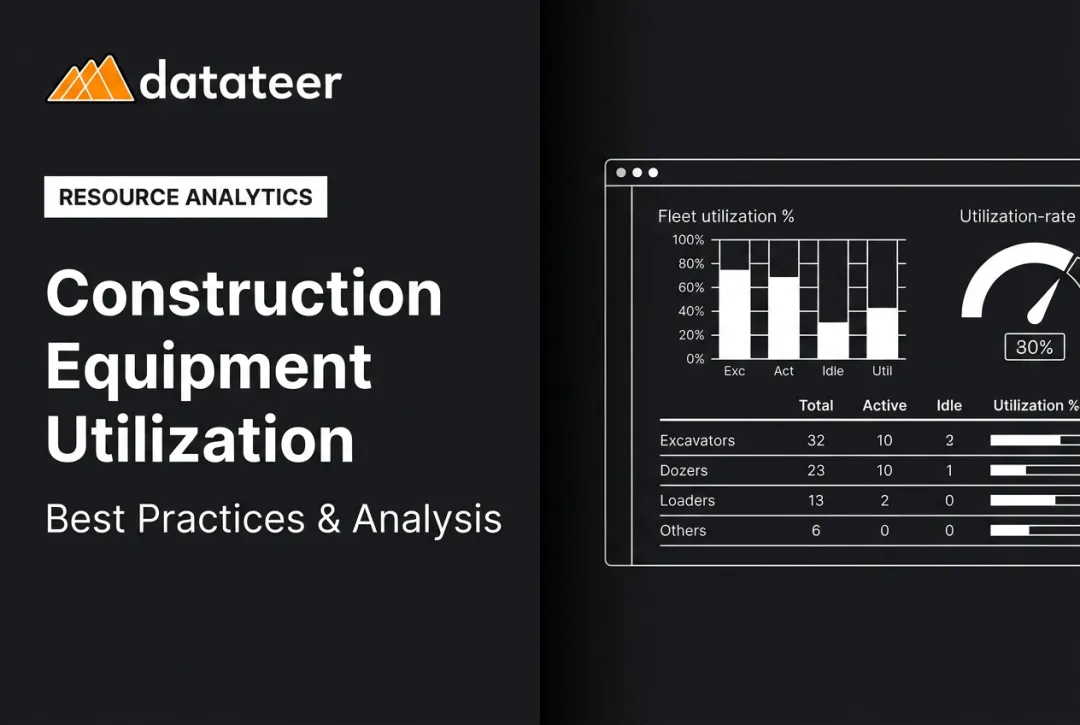 Construction Equipment Utilization: Best Practices & Analysis