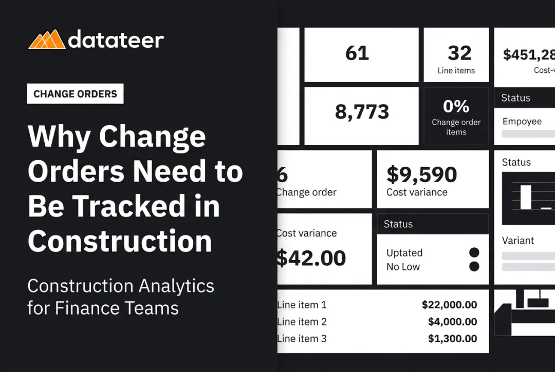 Why Change Orders Need to Be Tracked in Construction