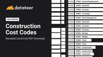 Construction Cost Codes: Standard List &amp; Free PDF Download