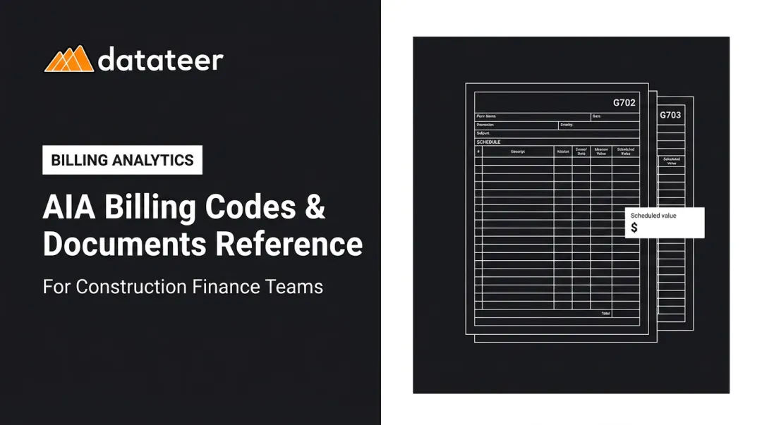 AIA Billing Codes & Documents Reference