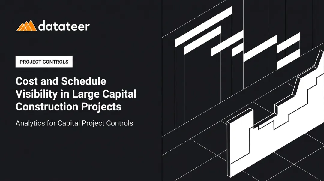 Cost and Schedule Visibility in Large Capital Construction Projects