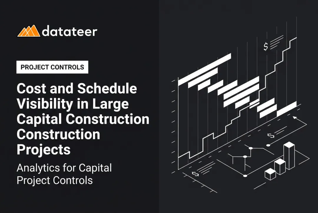 Cost and Schedule Visibility in Large Capital Construction Projects