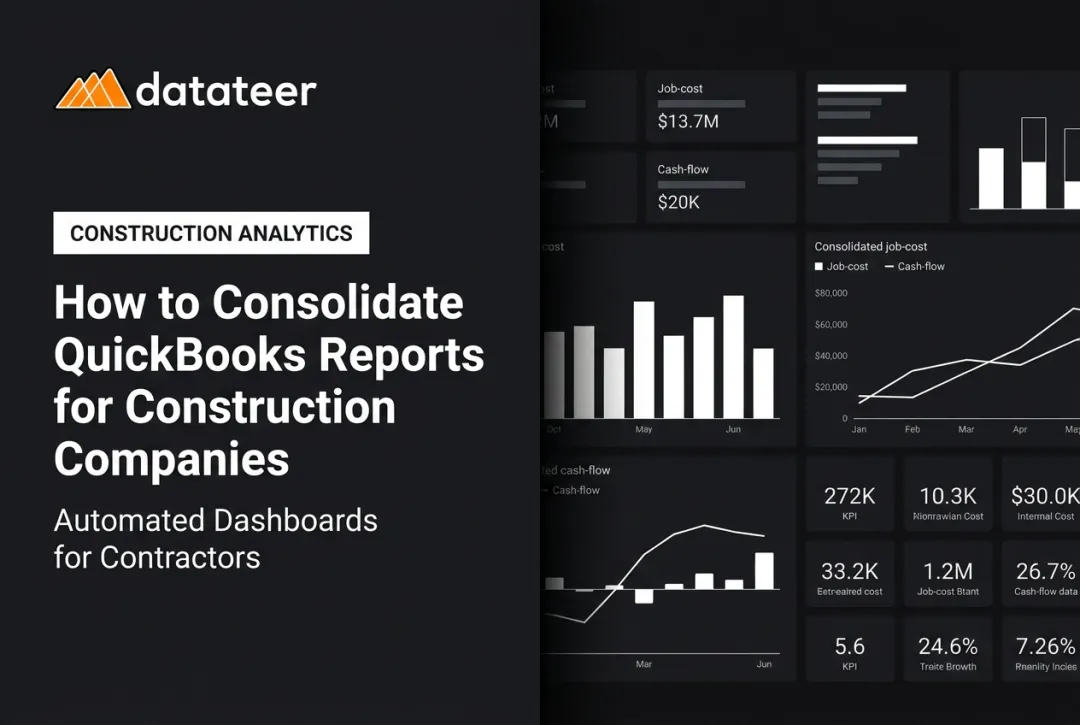 How to Consolidate QuickBooks Reports for Construction Companies