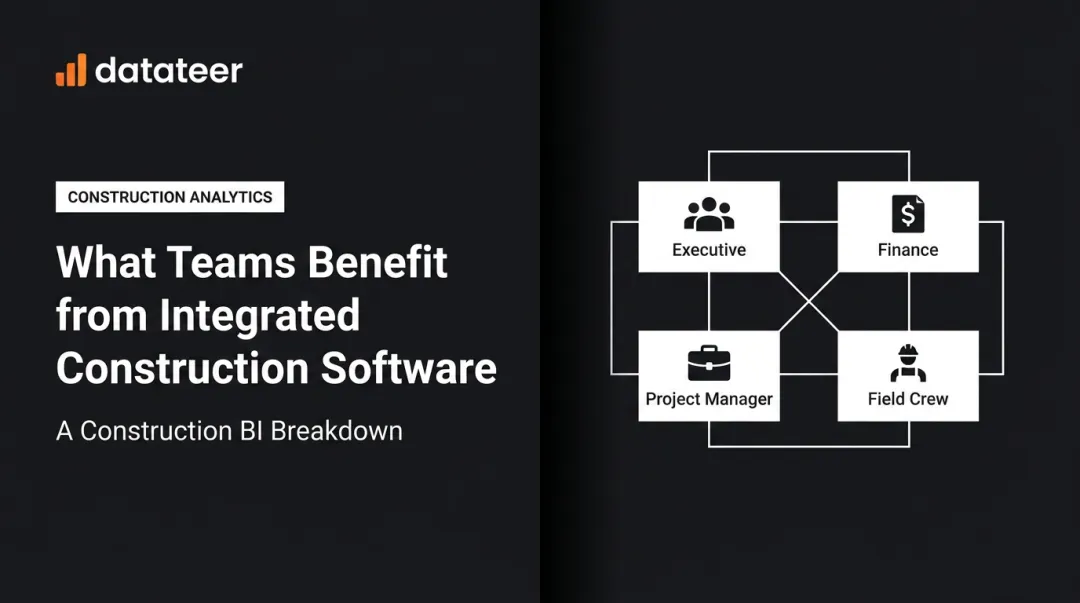 What Teams Benefit from Integrated Construction Software