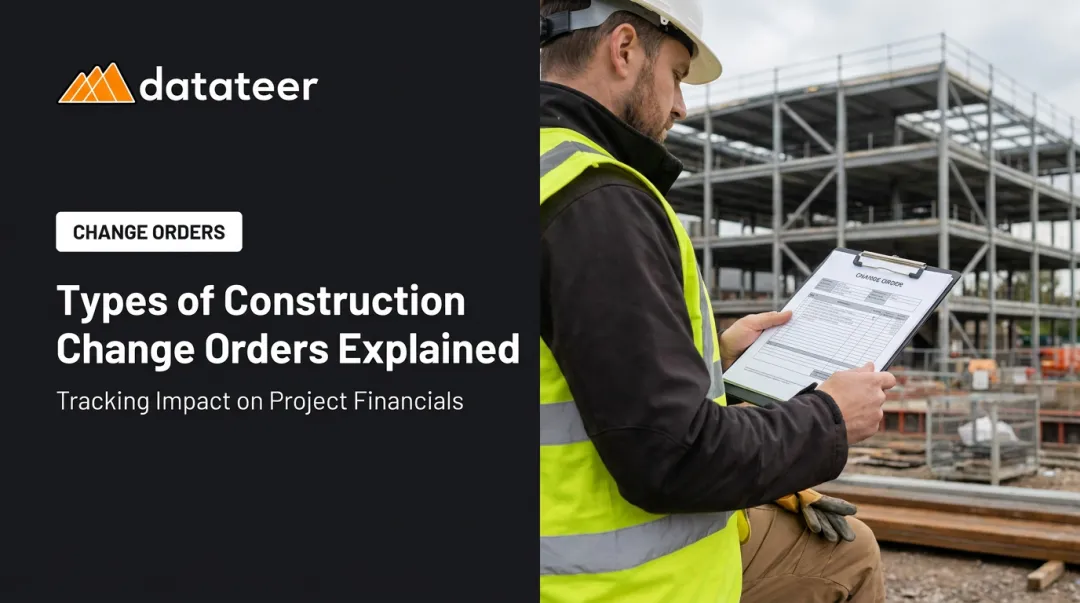 Types of Construction Change Orders Explained