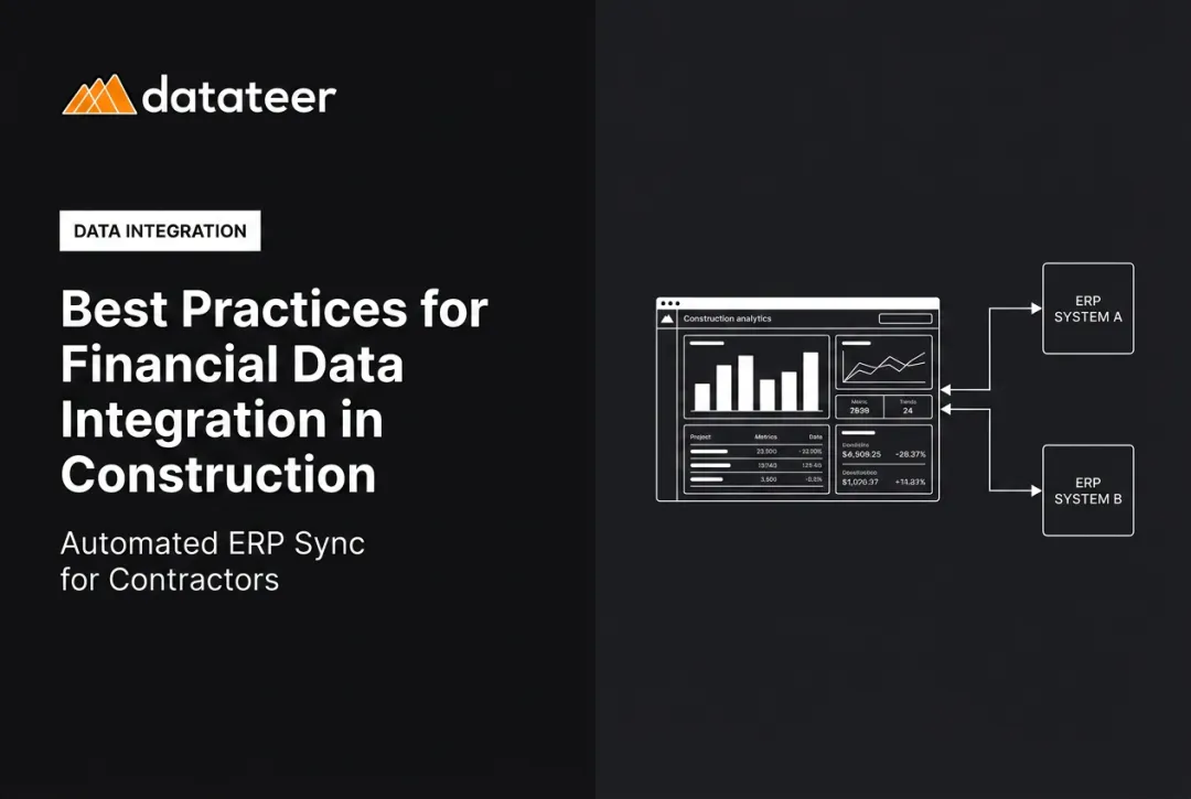 Best Practices for Financial Data Integration in Construction