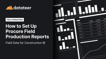 How to Set Up Procore Field Production Reports