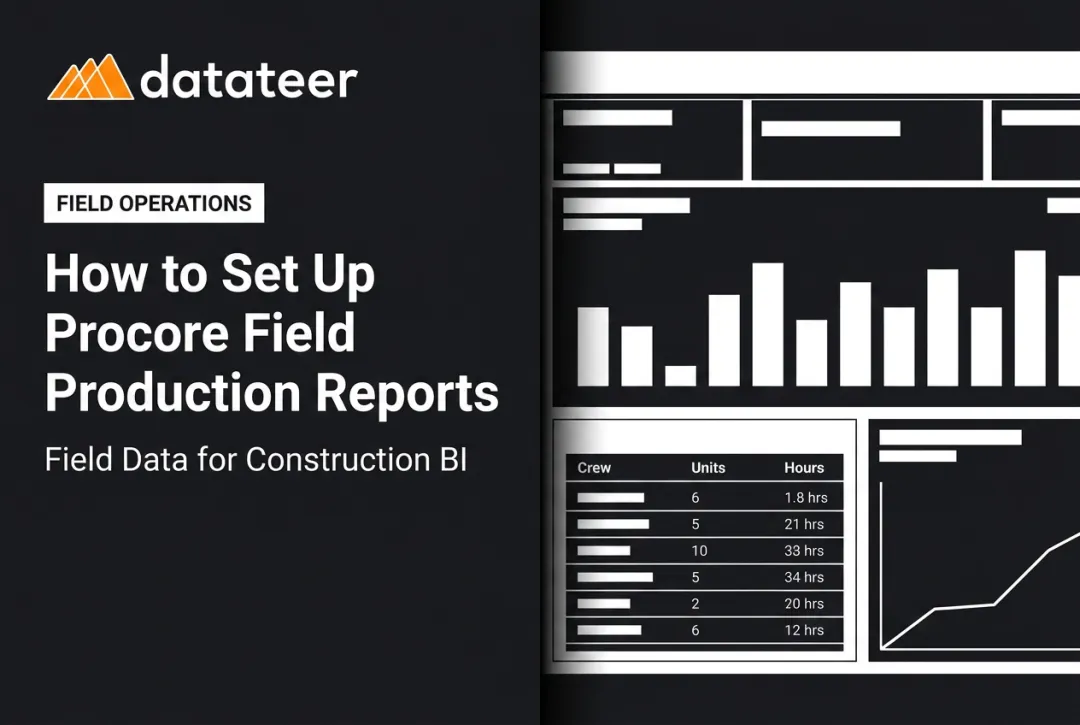 How to Set Up Procore Field Production Reports