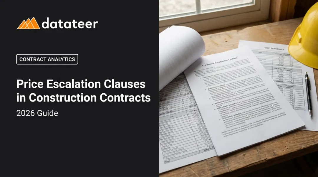 Price Escalation Clauses in Construction Contracts: 2026 Guide