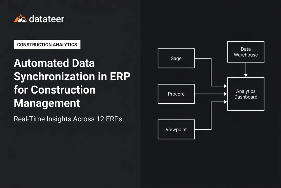 Automated Data Synchronization in ERP for Construction Management