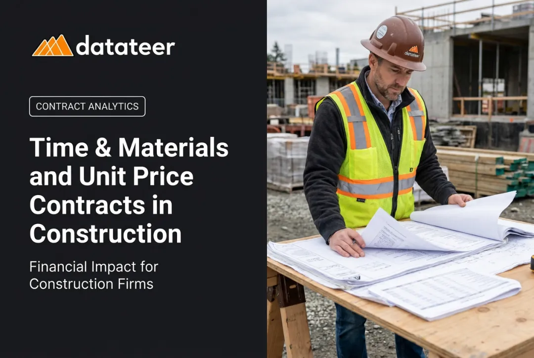 Time & Materials and Unit Price Contracts in Construction