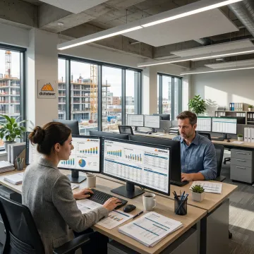 Automated construction accounts payable dashboard