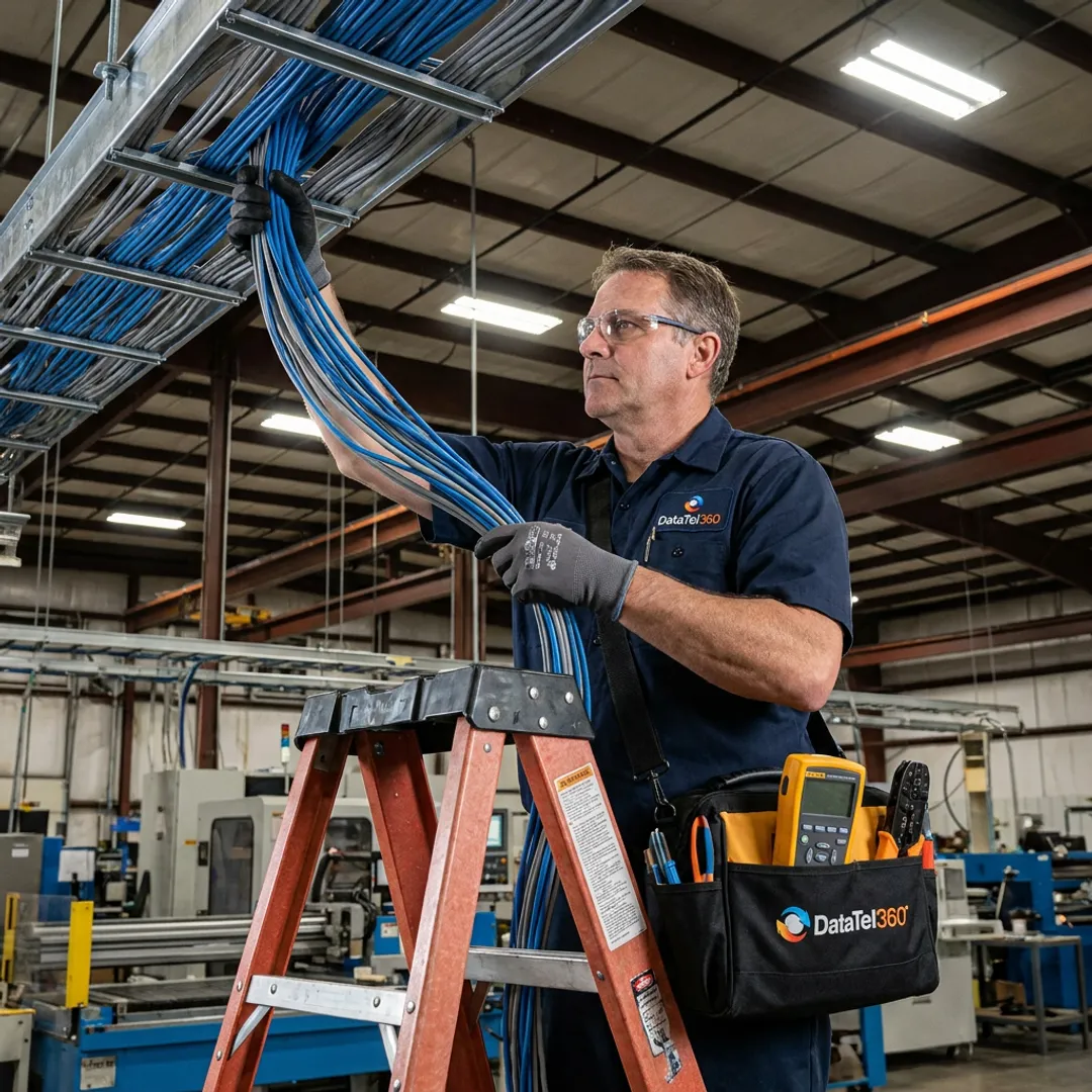 Network Cabling Installation Services for Manufacturing