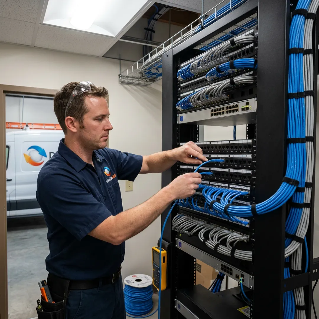 Structured Cabling Installation — 24/7 Support Services