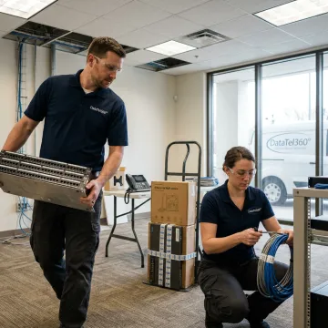 Commercial office technology relocation team