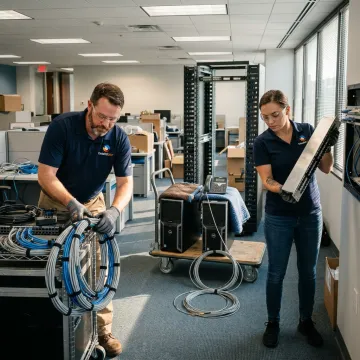 Commercial office technology relocation