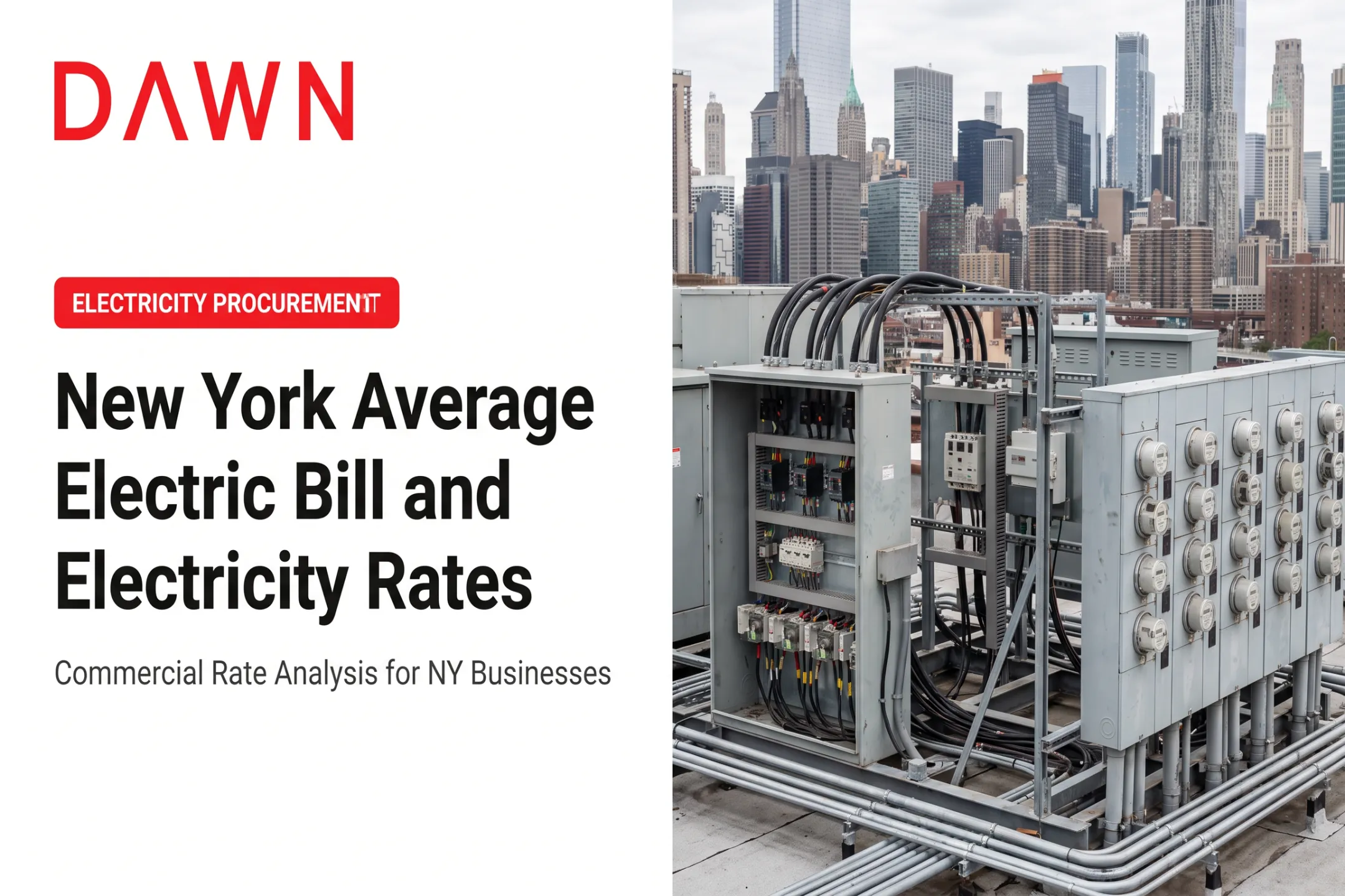 New York Average Electric Bill and Electricity Rates
