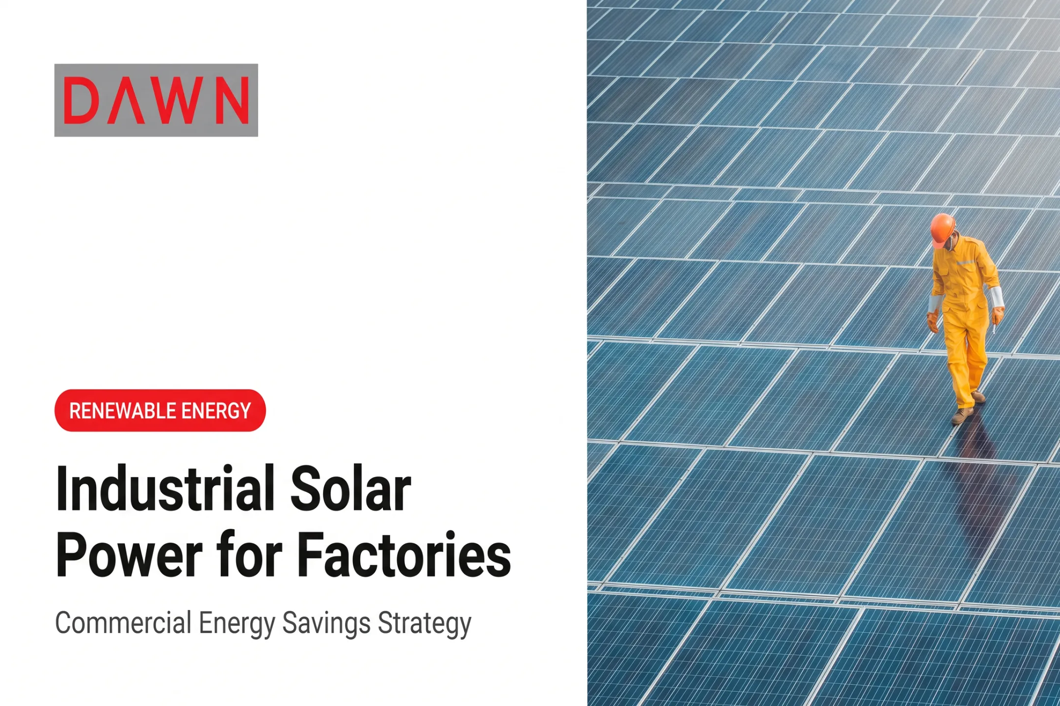 Industrial Solar Power for Factories