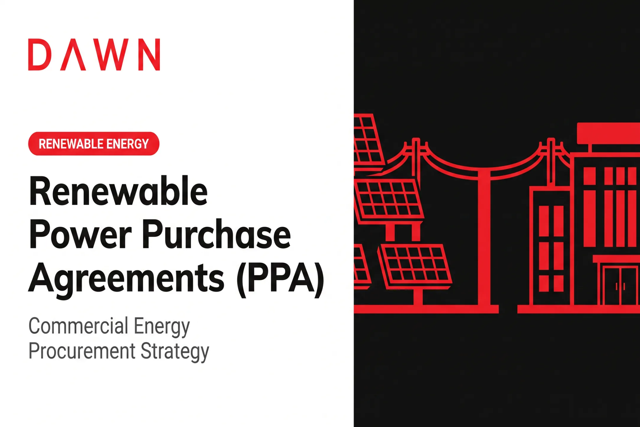Renewable Power Purchase Agreements (PPA)