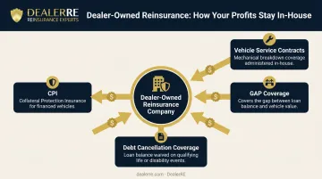 Dealer-owned reinsurance portfolio structure covering CPI GAP VSC and DCC products