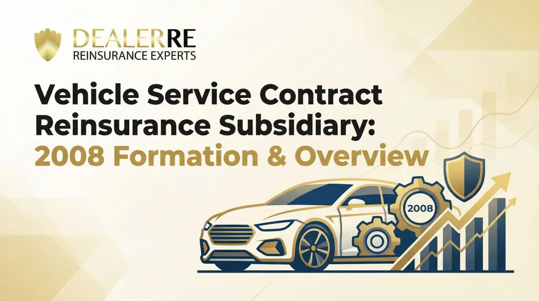 Vehicle Service Contract Reinsurance Subsidiary: 2008 Formation & Overview
