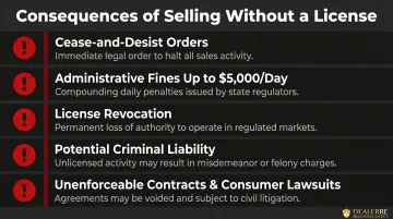 Five consequences of selling VSC without state license compliance violations