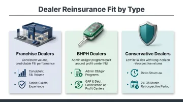 Three dealer reinsurance candidate profiles franchise BHPH and conservative dealer types