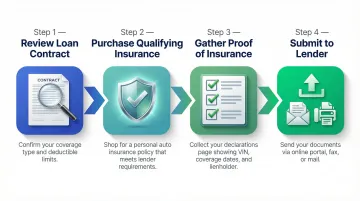 4-step process to remove CPI from auto loan with documentation checklist