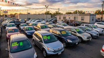BHPH used car lot inventory showing vehicles with elevated acquisition costs