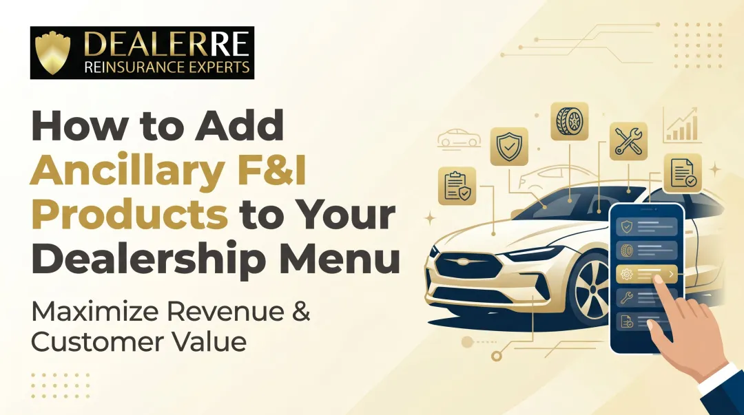 How to Add Ancillary F&I Products to Your Dealership Menu