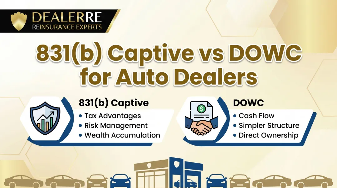 831(b) Captive vs DOWC for Auto Dealers