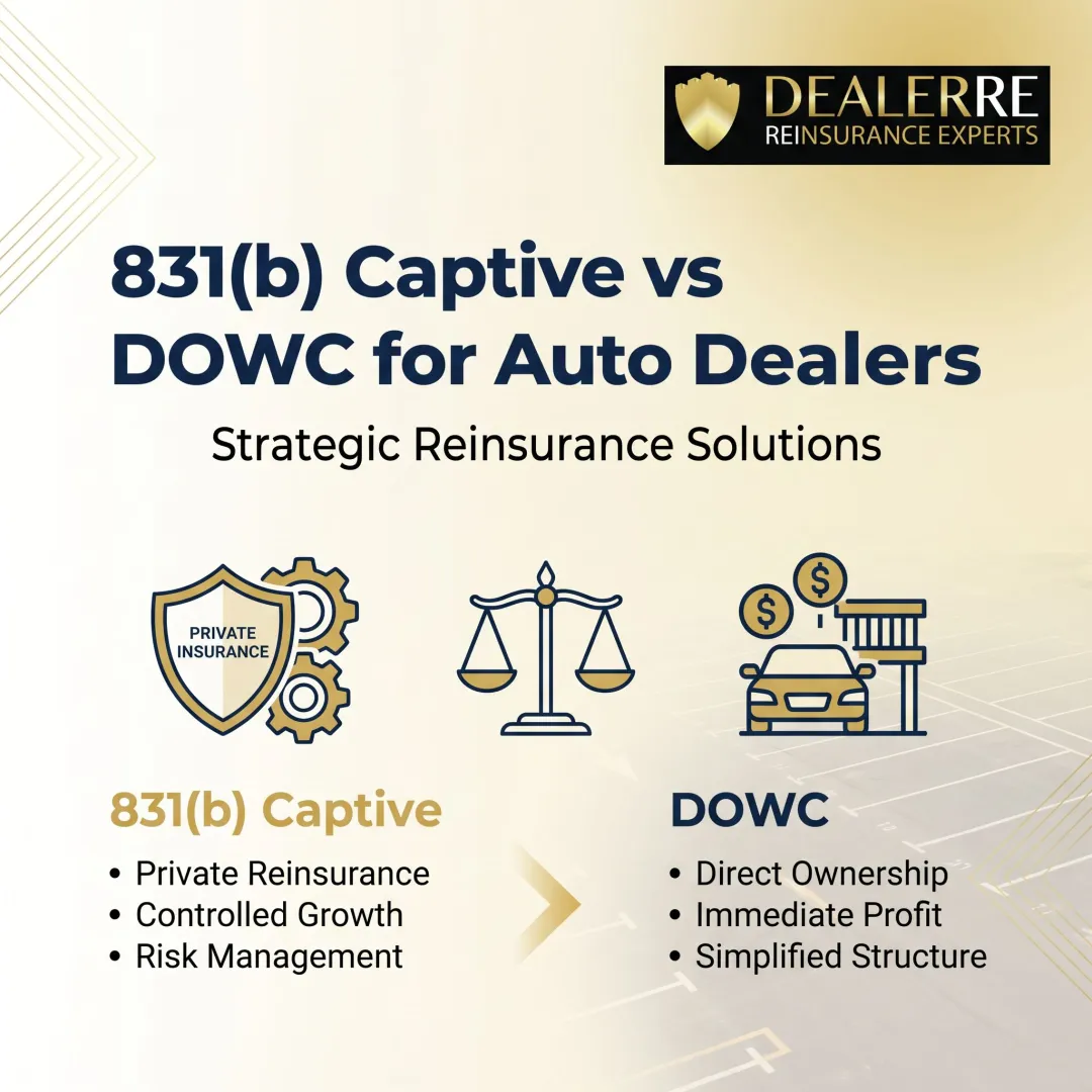 831(b) Captive vs DOWC for Auto Dealers