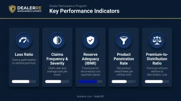 Five key reinsurance KPIs dashboard metrics dealers should track monthly