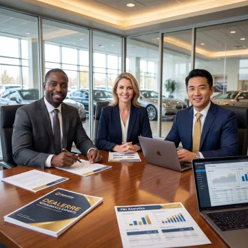 Reinsurance planning meeting for auto dealers