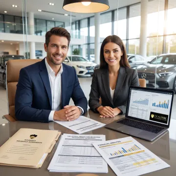 Dealer reviewing CPI reinsurance program documents