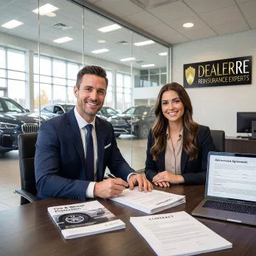 Auto dealership tire and wheel protection reinsurance program
